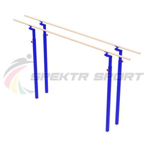 Купить Брусья гимнастические мужские массовые со стеклопластиковыми жердями (уличн. под бетонирование) в Саратове 