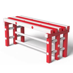 Купить Скамья для оснащения бассейна жесткий ПВХ 1000х420х450 мм в Саратове 