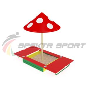 Купить Песочница с крышкой и грибком ИО 512 в Саратове 