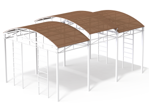 Купить Теневой навес 6х4 м для уличных тренажеров в Саратове 