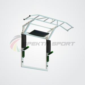 Купить Турник-брусья-пресс на раме Прометей разборный с доп. хватами цв. белый в Саратове 