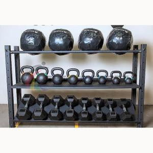 Купить Модульный стеллаж для гантелей, гирь и медболов 1320х430х1200 в Саратове 