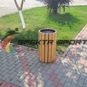 Купить Урна цилиндрическая в деревянной обрешетке лиственница в Саратове 
