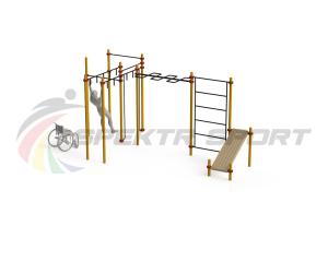 Купить Спортивный комплекс для инвалидов-колясочников WRK-D17_76mm в Саратове 