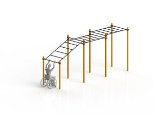 Купить Рукоход разноуровневый для колясочников WRK-D09_76mm в Саратове 