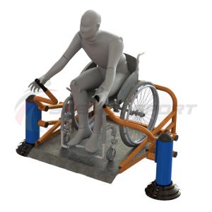 Купить Тренажер уличный для людей с ОВЗ Жим на платформе ТС 1001 в Саратове 