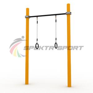 Купить Турник классический для занятий Воркаут с кольцами SP WRK-07 + Rings_76mm в Саратове 