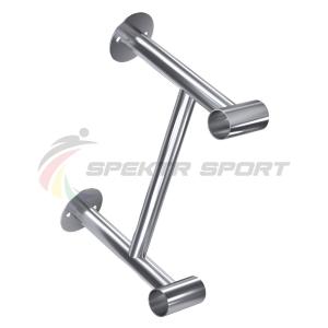 Купить Кронштейн пристенный двухрядного балетного станка Гран Батман из нерж стали в Саратове 