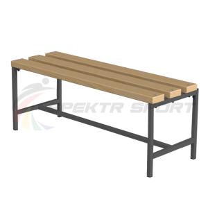 Купить Скамейка для раздевалок без спинки (цельная) 1000 мм в Саратове 