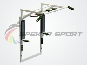 Купить Турник 3 в 1 на раме Оптимус разборный цв. белый в Саратове 