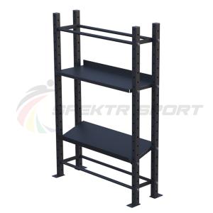 Купить Модульный стеллаж для гантелей, гирь и медболов 1320х430х1950 в Саратове 