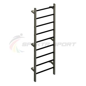 Купить Шведская стенка метал. с прорез. перекладинами Джет 1П цв. серый в Саратове 