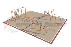 Купить Площадка уличная для воркаут Дворовая 1_76mm в Саратове 