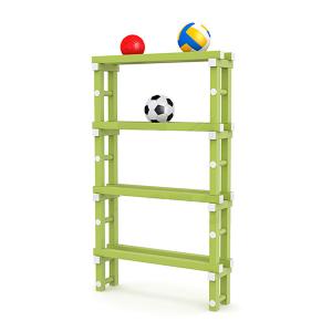Купить Стеллаж для мячей (для бассейнов) жесткий ПВХ, 1010х260х1660 мм в Саратове 