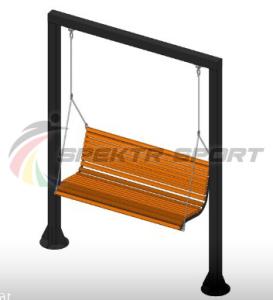 Купить Качели "Бриз" со спинкой в Саратове 