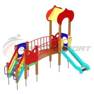 Купить Детский игровой комплекс Полянка ДИК 1603 в Саратове 