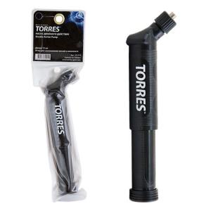 Купить Насос "TORRES" двойного действия, 15 см, пластик, с бок.горлов., игла (7 мм), черный в Саратове 
