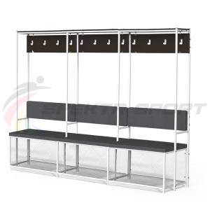 Купить Индивидуальное место хоккеиста (без полукруглой верхушки) ширина 580 мм (3-х секционный) в Саратове 