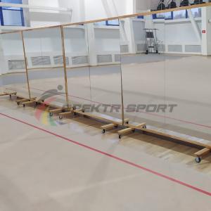 Купить Секция системы деления зала 2000 х 4000 мм - мобильные зеркала в Саратове 