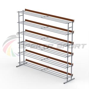 Купить Стеллаж для лыжных ботинок (на 50 пар) разборный в Саратове 