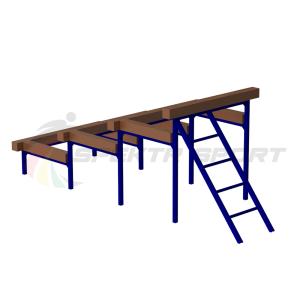 Купить Элемент полосы препятствий Разрушенная лестница в Саратове 