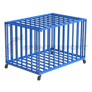 Купить Корзина для хранения мячей передвижная металлическая (стенки - мет. профиль) Разборная в Саратове 